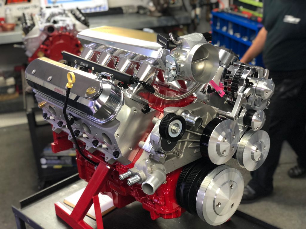 Our complete LS3 376CI 550HP crate engine package dyno tested ready for ins...